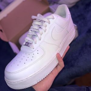 White Air Force ones
